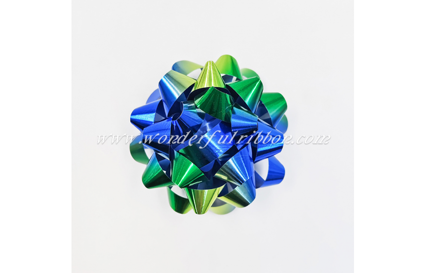 Gradient Ribbon Star Bow