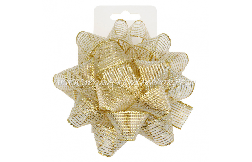 11-Line Organza Star Bow